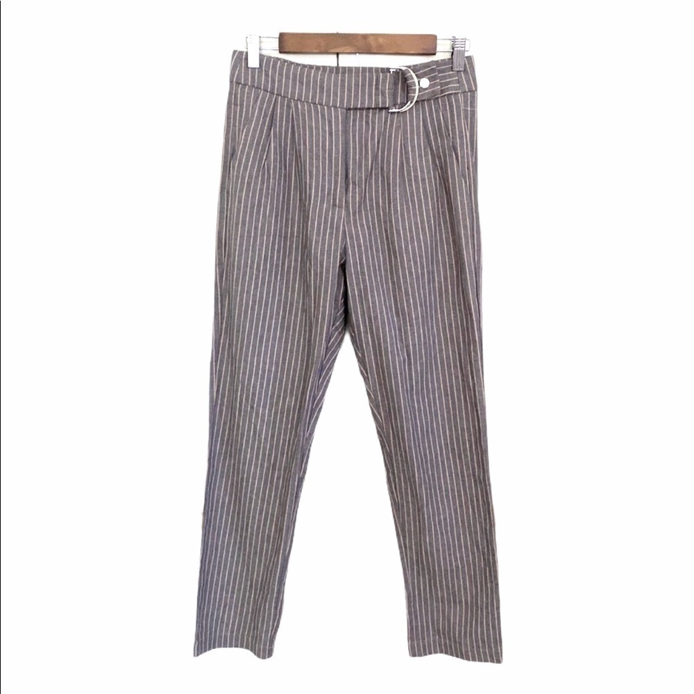 West of Melrose Tillys Pinstriped Buckle Trousers